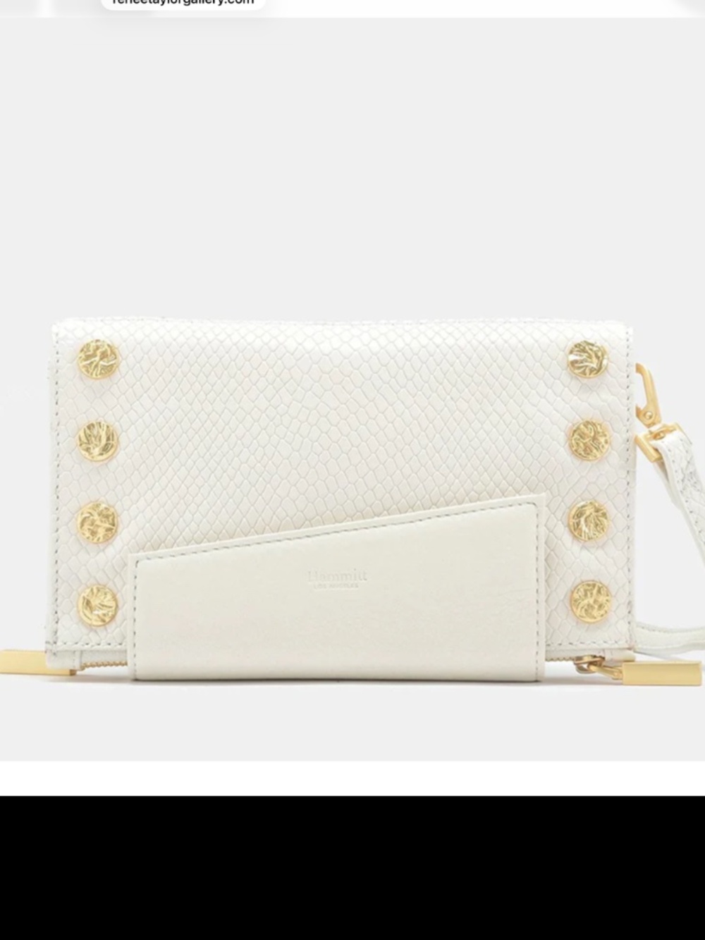 Hammitt Levy Marshmellow Snakeskin Wallet Bag NWT